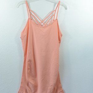 Skylee Maternity Tank Top One Size Orange Peachy